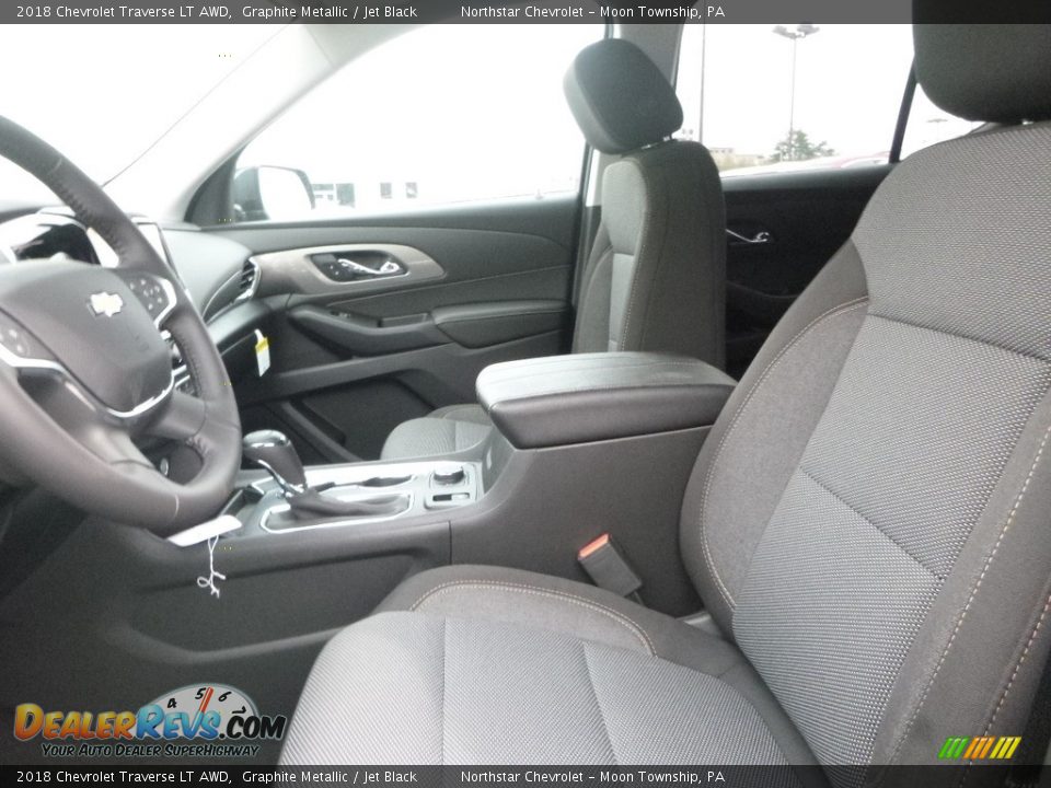 2018 Chevrolet Traverse LT AWD Graphite Metallic / Jet Black Photo #15