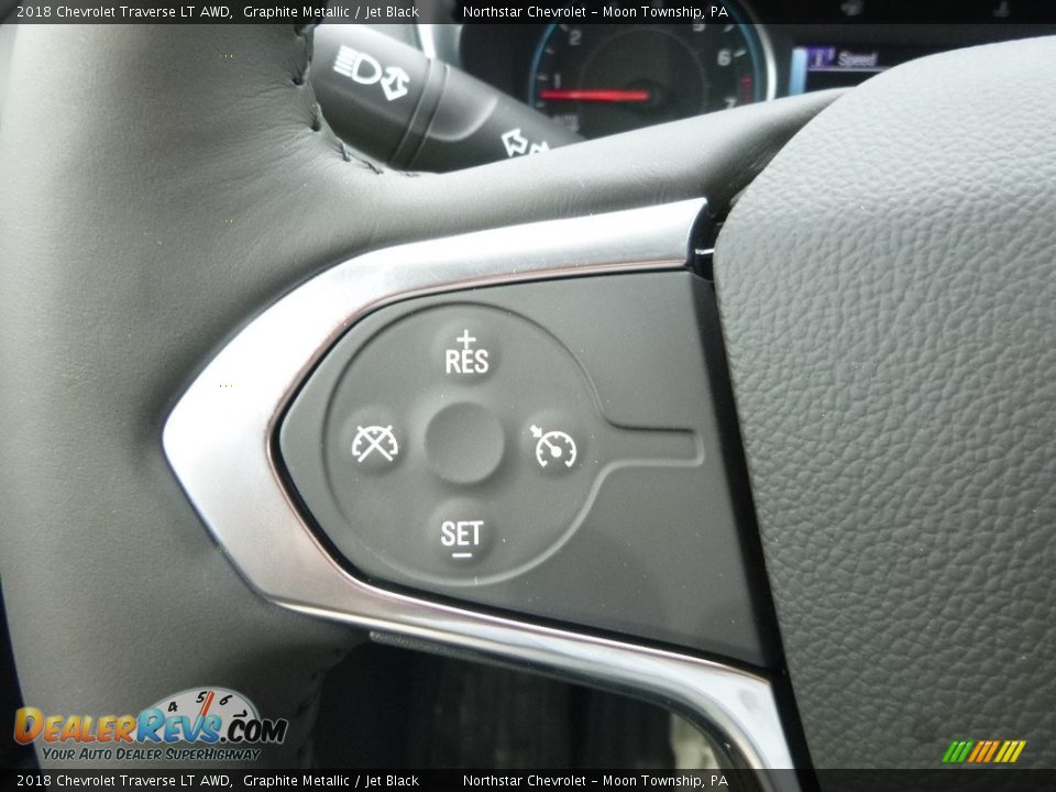 2018 Chevrolet Traverse LT AWD Graphite Metallic / Jet Black Photo #20