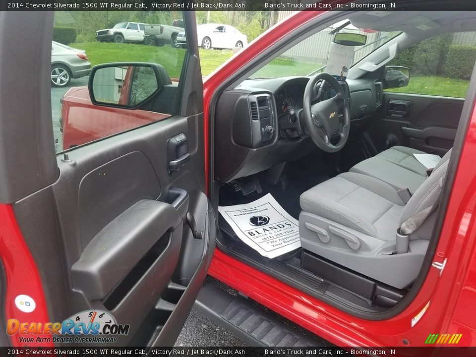 2014 Chevrolet Silverado 1500 WT Regular Cab Victory Red / Jet Black/Dark Ash Photo #13