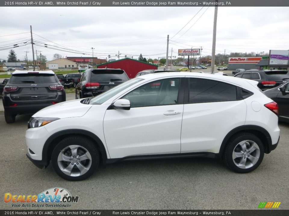 2016 Honda HR-V EX AWD White Orchid Pearl / Gray Photo #2