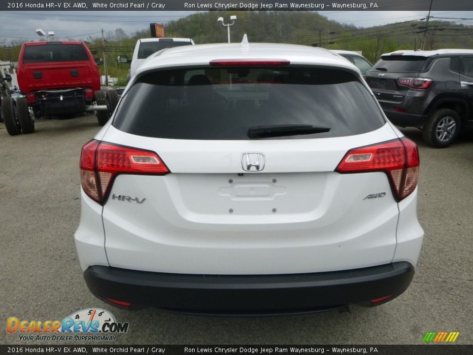 2016 Honda HR-V EX AWD White Orchid Pearl / Gray Photo #4