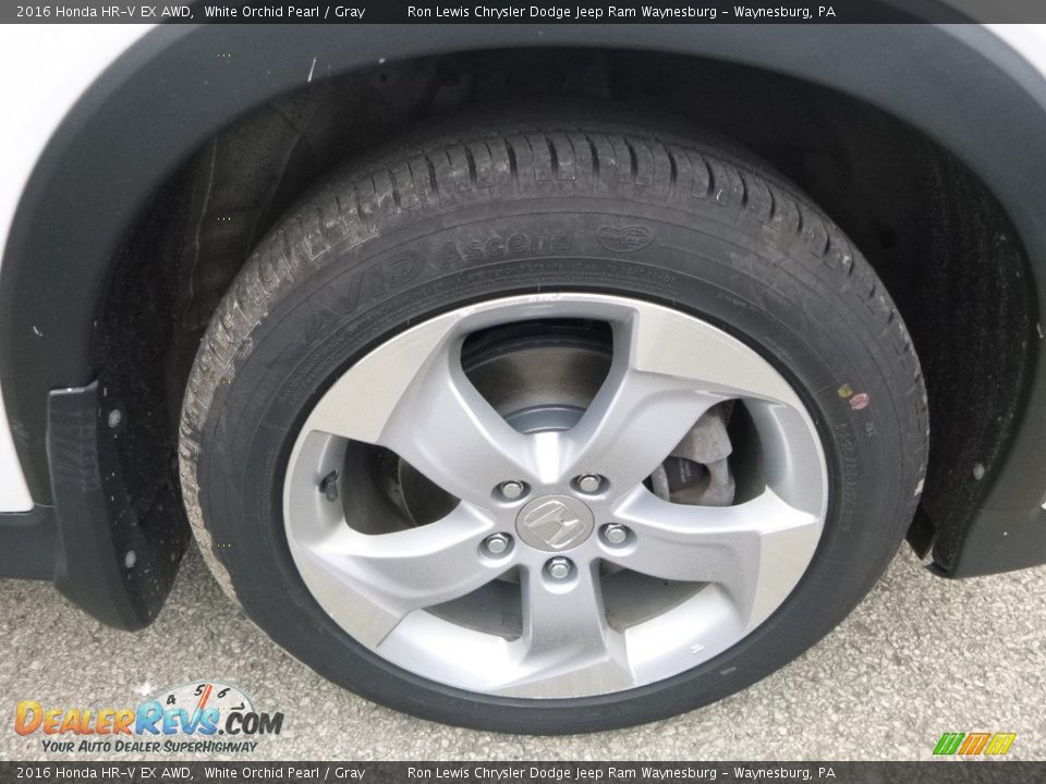 2016 Honda HR-V EX AWD White Orchid Pearl / Gray Photo #9
