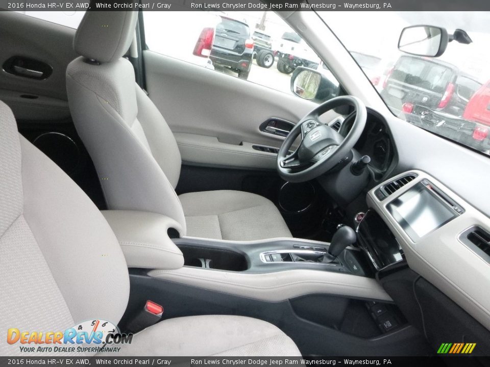 2016 Honda HR-V EX AWD White Orchid Pearl / Gray Photo #10