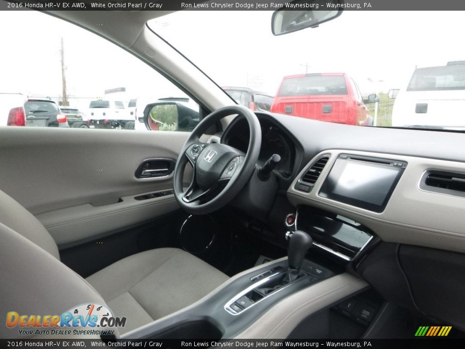 2016 Honda HR-V EX AWD White Orchid Pearl / Gray Photo #11