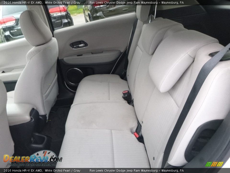2016 Honda HR-V EX AWD White Orchid Pearl / Gray Photo #13