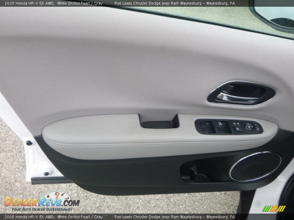 2016 Honda HR-V EX AWD White Orchid Pearl / Gray Photo #14