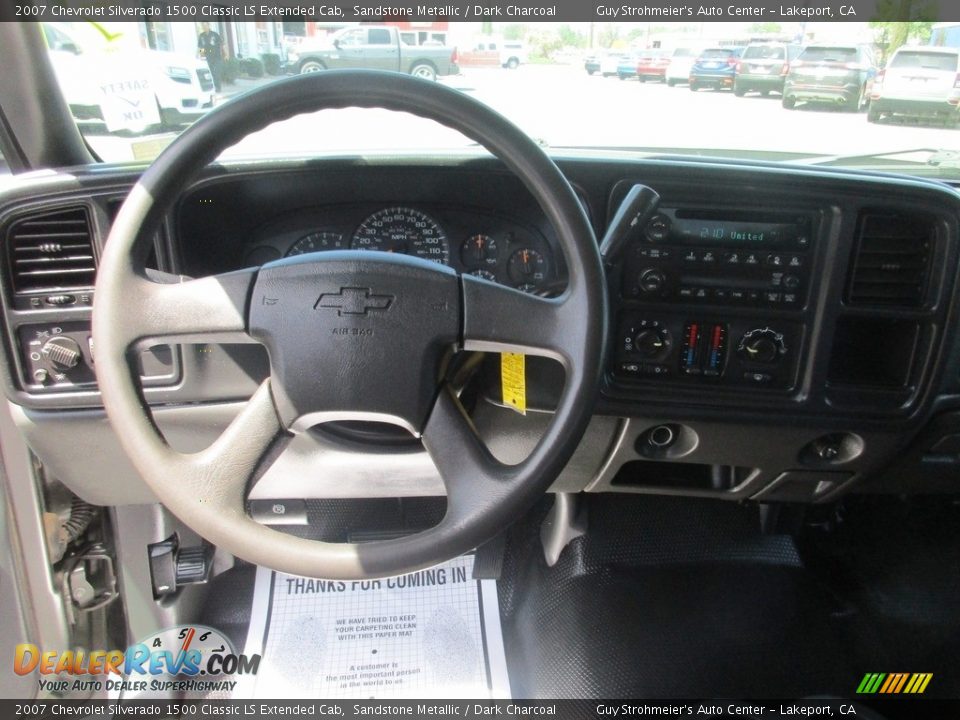 2007 Chevrolet Silverado 1500 Classic LS Extended Cab Sandstone Metallic / Dark Charcoal Photo #10