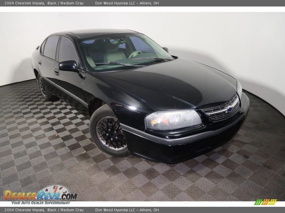 2004 Chevrolet Impala Black / Medium Gray Photo #4