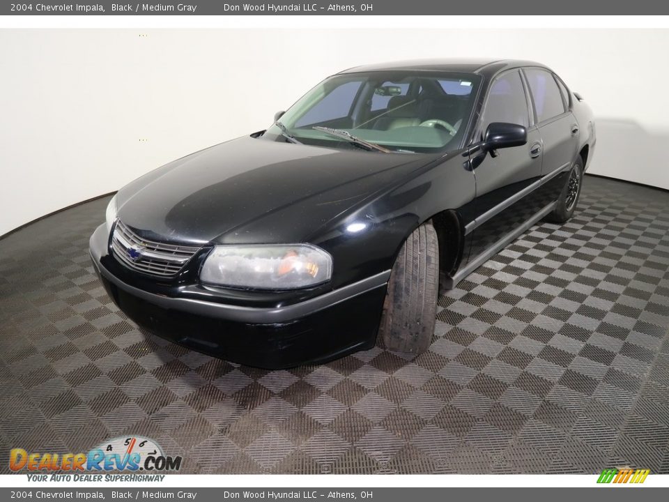 2004 Chevrolet Impala Black / Medium Gray Photo #8