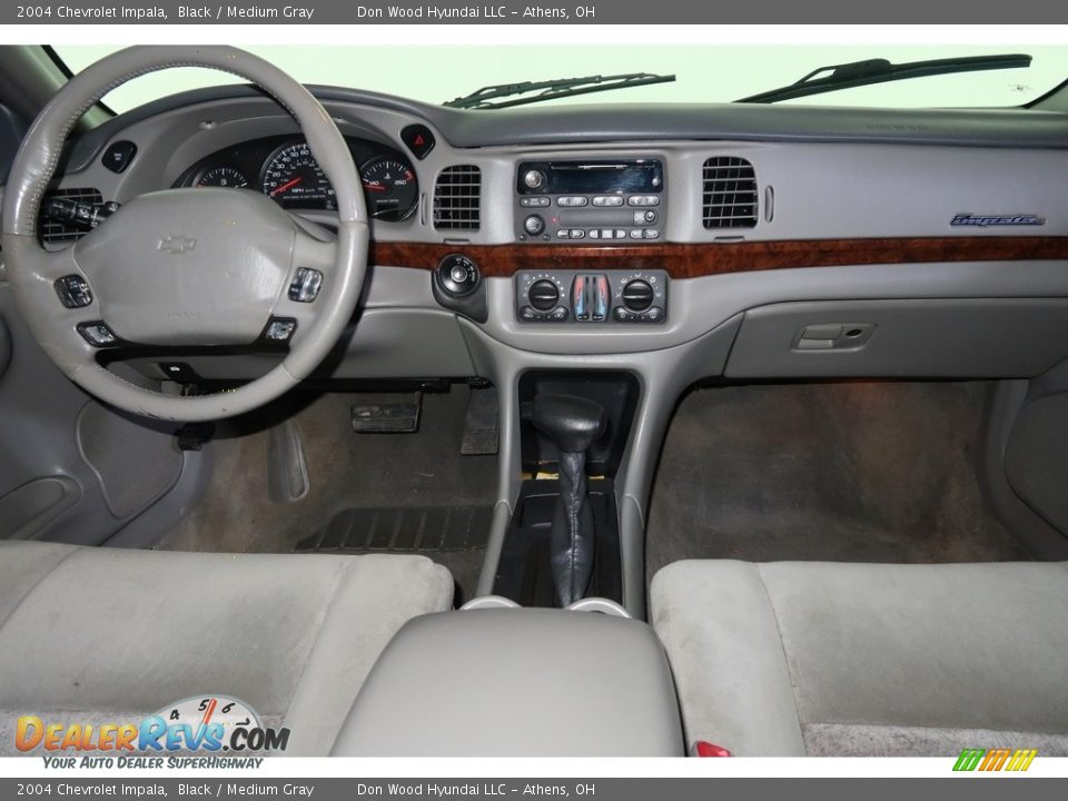 2004 Chevrolet Impala Black / Medium Gray Photo #14