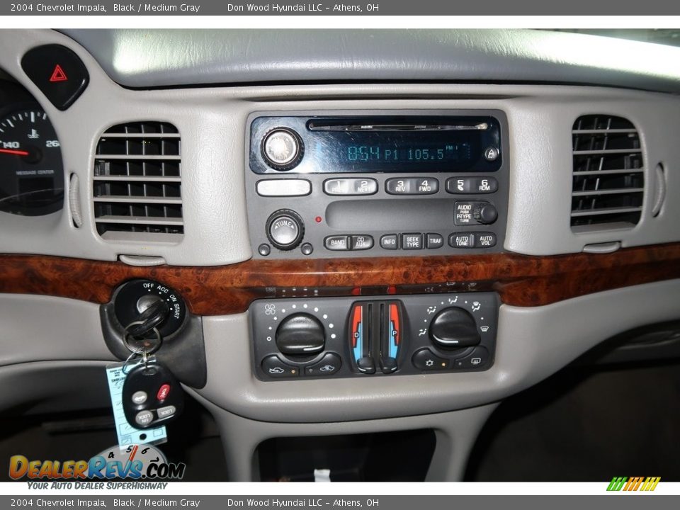 2004 Chevrolet Impala Black / Medium Gray Photo #17
