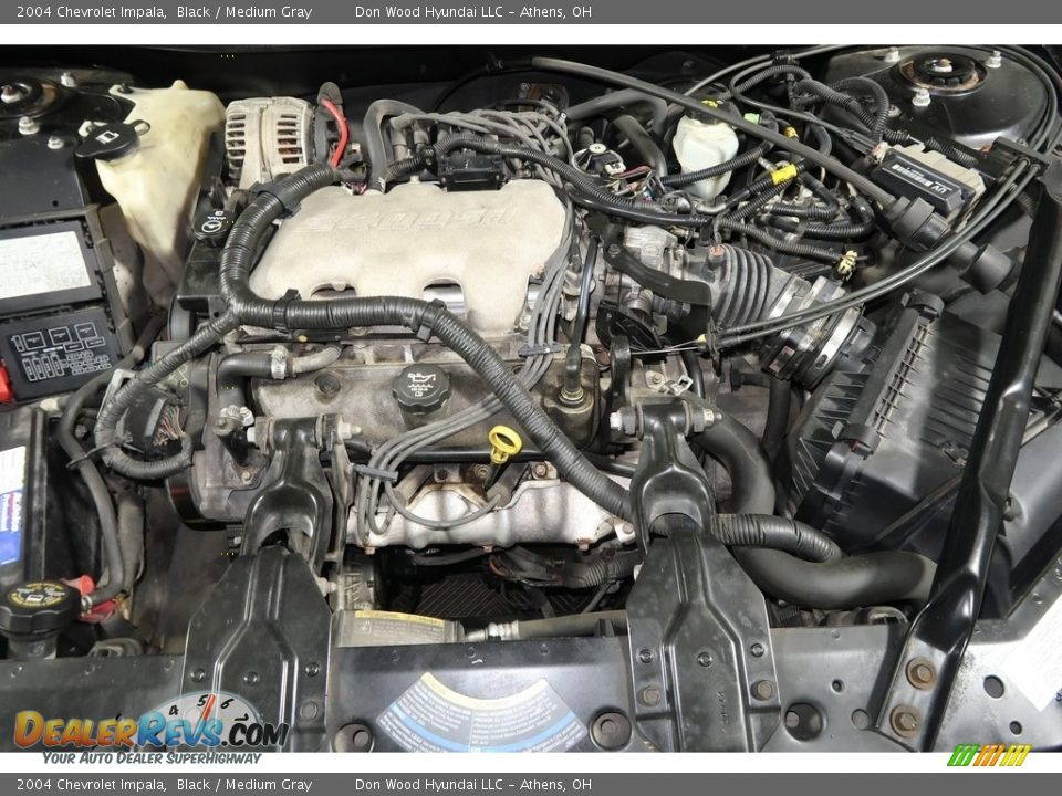 2004 Chevrolet Impala Black / Medium Gray Photo #24