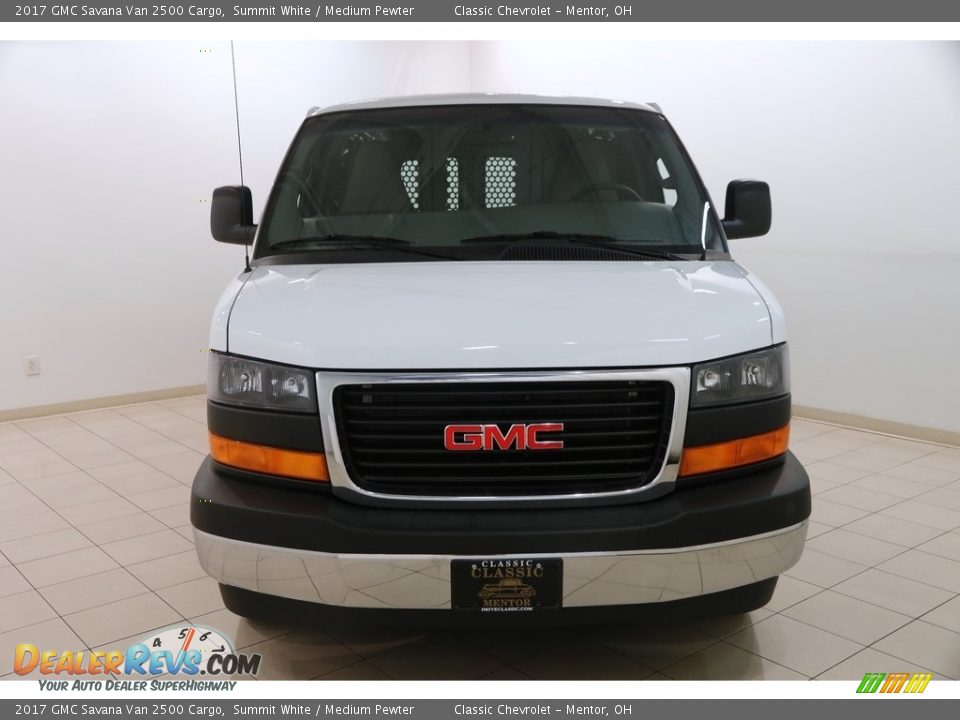 2017 GMC Savana Van 2500 Cargo Summit White / Medium Pewter Photo #2