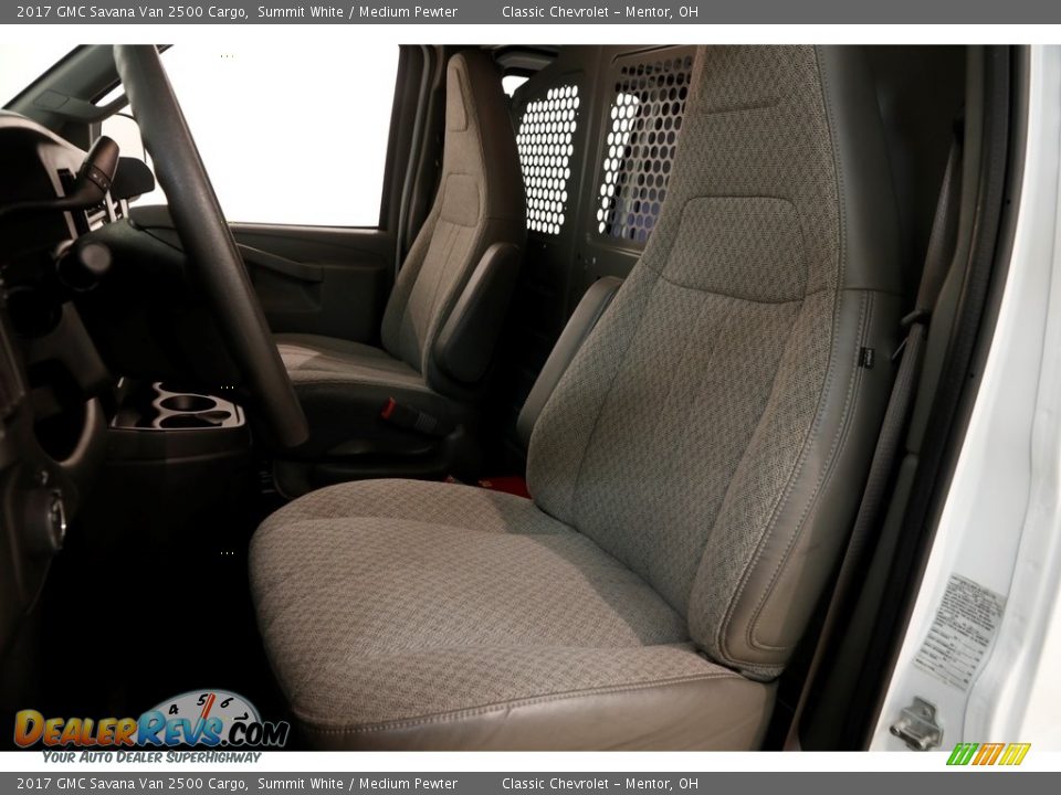 2017 GMC Savana Van 2500 Cargo Summit White / Medium Pewter Photo #5