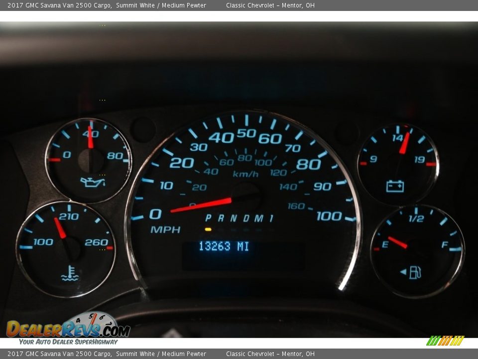 2017 GMC Savana Van 2500 Cargo Summit White / Medium Pewter Photo #7