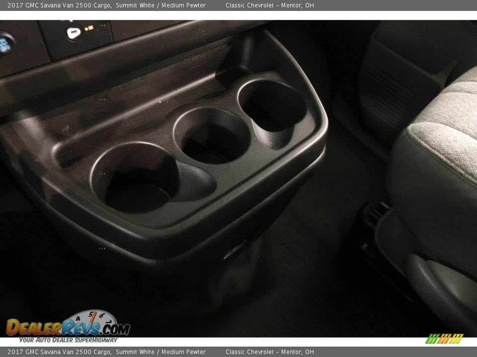 2017 GMC Savana Van 2500 Cargo Summit White / Medium Pewter Photo #9