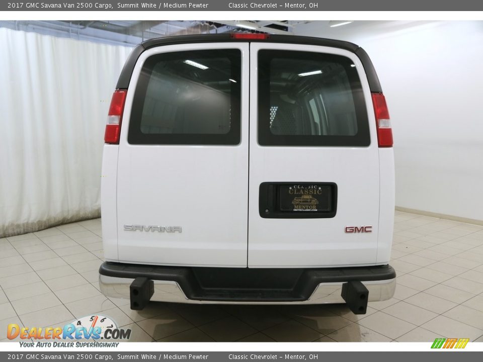 2017 GMC Savana Van 2500 Cargo Summit White / Medium Pewter Photo #14