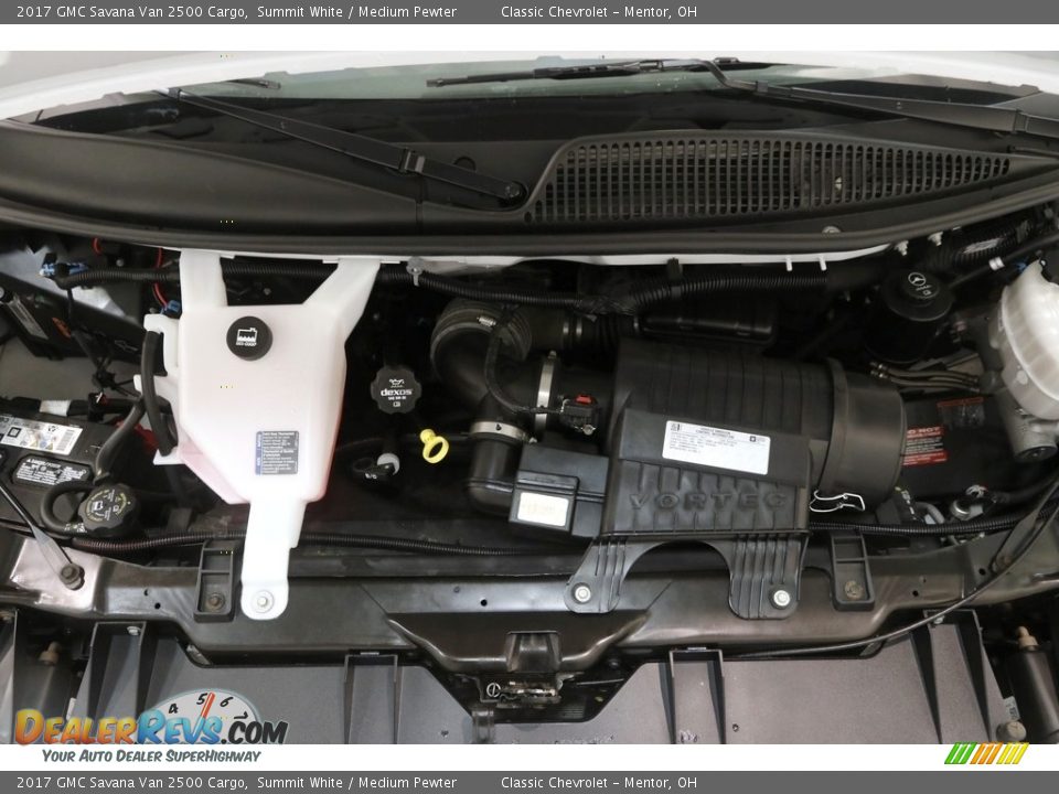 2017 GMC Savana Van 2500 Cargo Summit White / Medium Pewter Photo #16