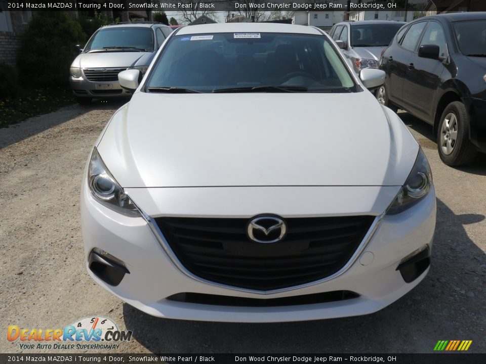 2014 Mazda MAZDA3 i Touring 4 Door Snowflake White Pearl / Black Photo #5