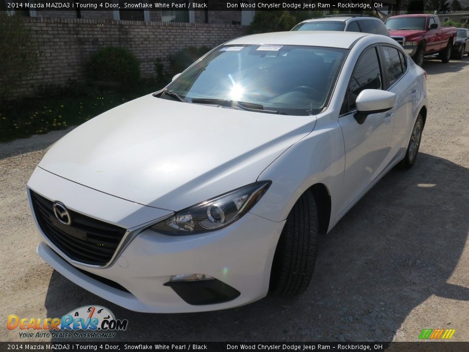 2014 Mazda MAZDA3 i Touring 4 Door Snowflake White Pearl / Black Photo #6