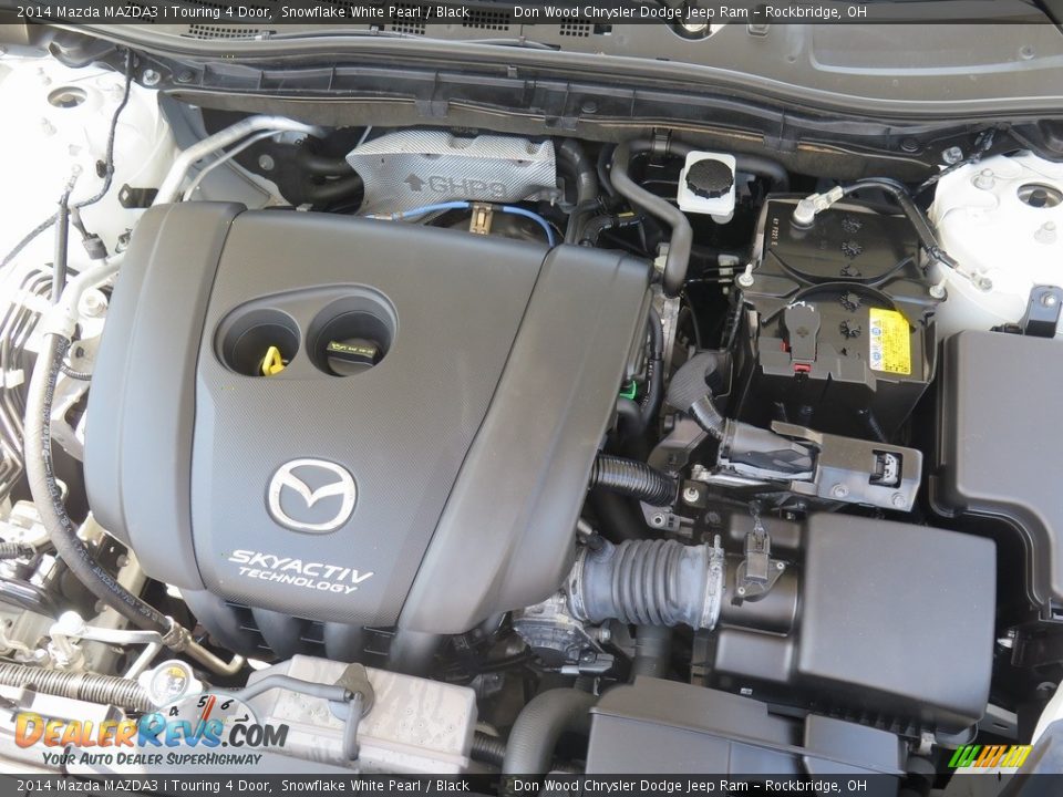 2014 Mazda MAZDA3 i Touring 4 Door Snowflake White Pearl / Black Photo #29