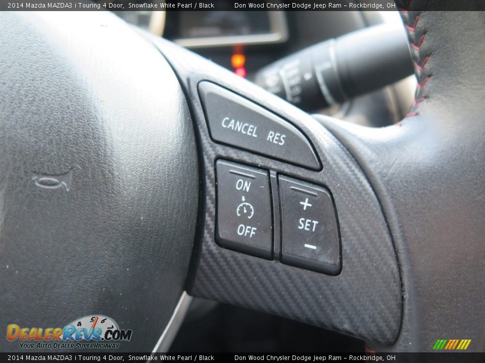 2014 Mazda MAZDA3 i Touring 4 Door Snowflake White Pearl / Black Photo #36