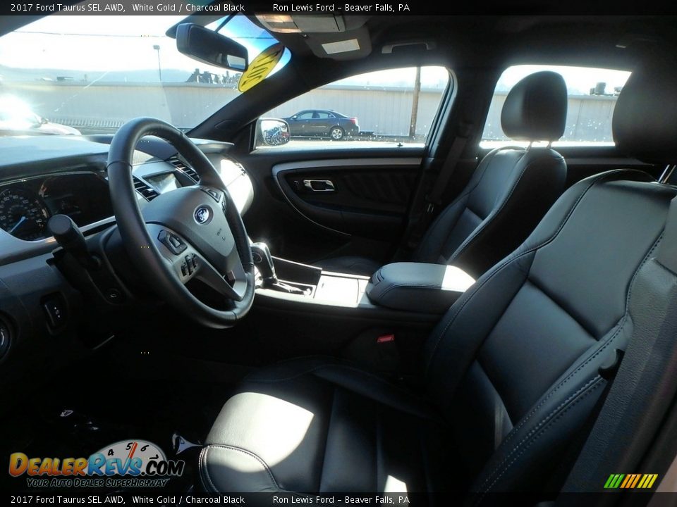 2017 Ford Taurus SEL AWD White Gold / Charcoal Black Photo #10