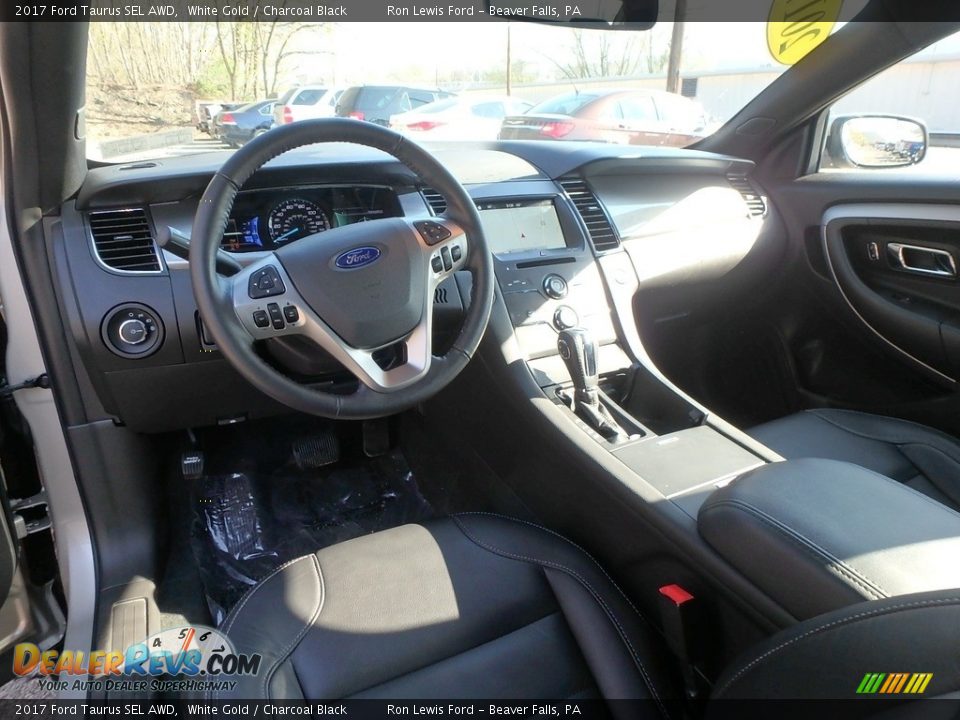 2017 Ford Taurus SEL AWD White Gold / Charcoal Black Photo #12