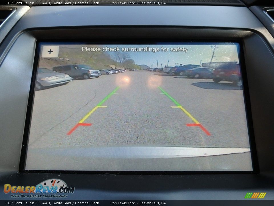 2017 Ford Taurus SEL AWD White Gold / Charcoal Black Photo #19
