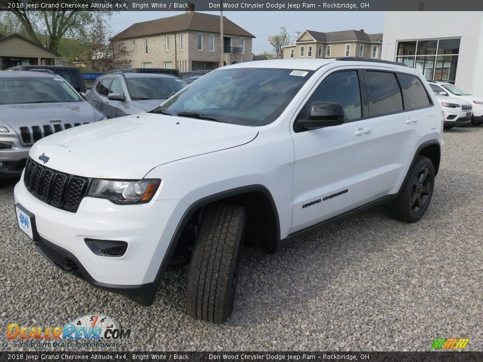 2018 Jeep Grand Cherokee Altitude 4x4 Bright White / Black Photo #7