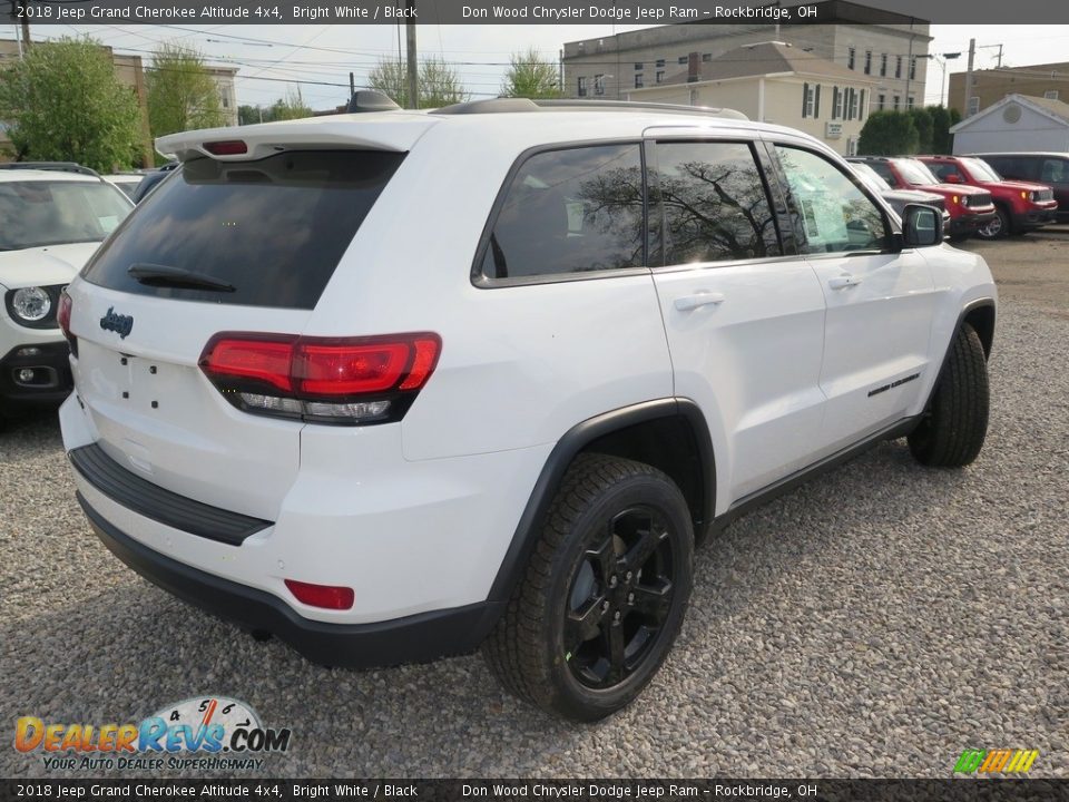 2018 Jeep Grand Cherokee Altitude 4x4 Bright White / Black Photo #12