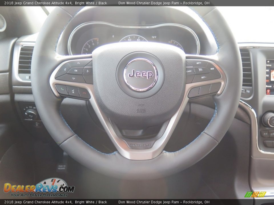 2018 Jeep Grand Cherokee Altitude 4x4 Bright White / Black Photo #14