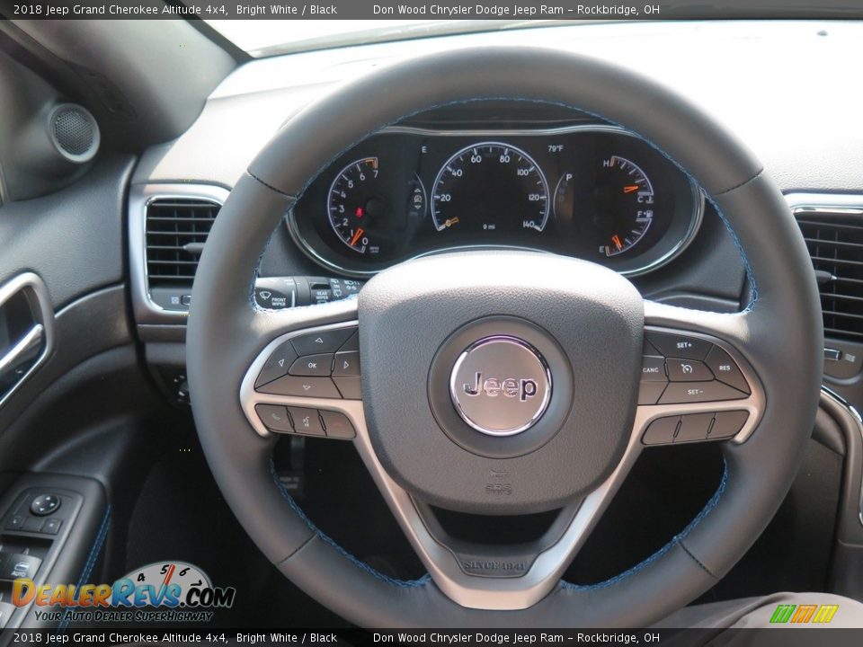 2018 Jeep Grand Cherokee Altitude 4x4 Bright White / Black Photo #16