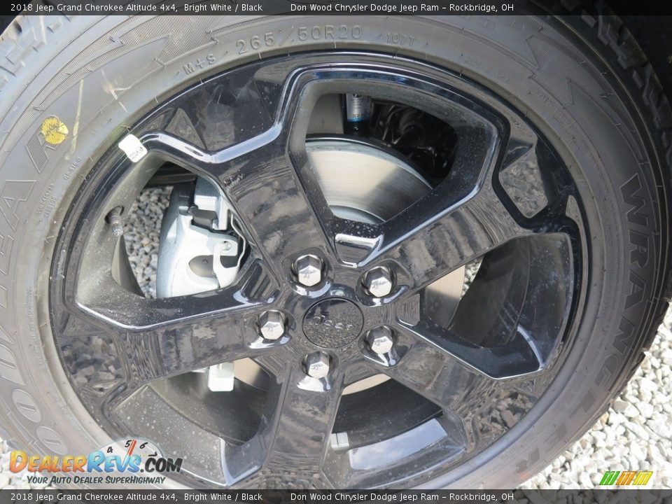 2018 Jeep Grand Cherokee Altitude 4x4 Bright White / Black Photo #23