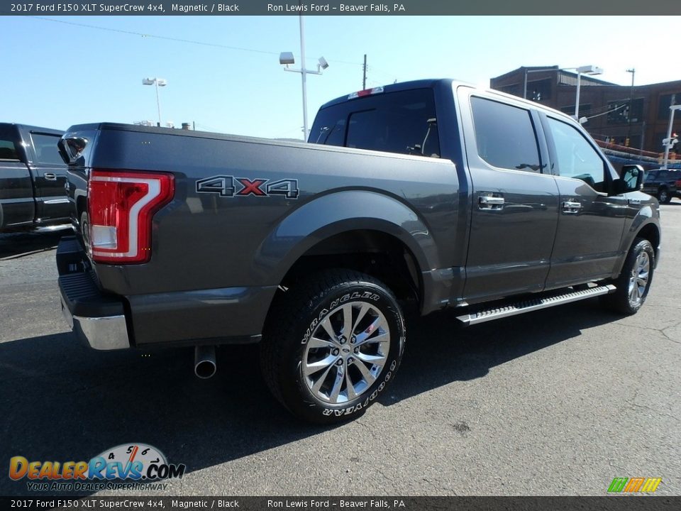2017 Ford F150 XLT SuperCrew 4x4 Magnetic / Black Photo #3
