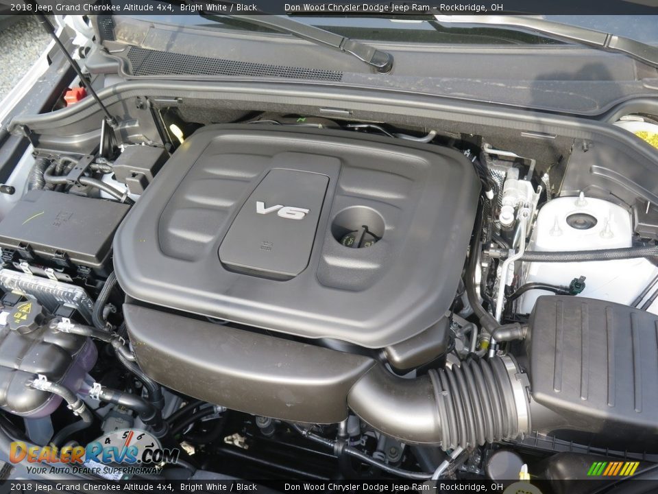 2018 Jeep Grand Cherokee Altitude 4x4 Bright White / Black Photo #30