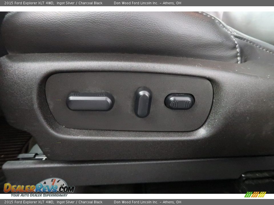 2015 Ford Explorer XLT 4WD Ingot Silver / Charcoal Black Photo #4