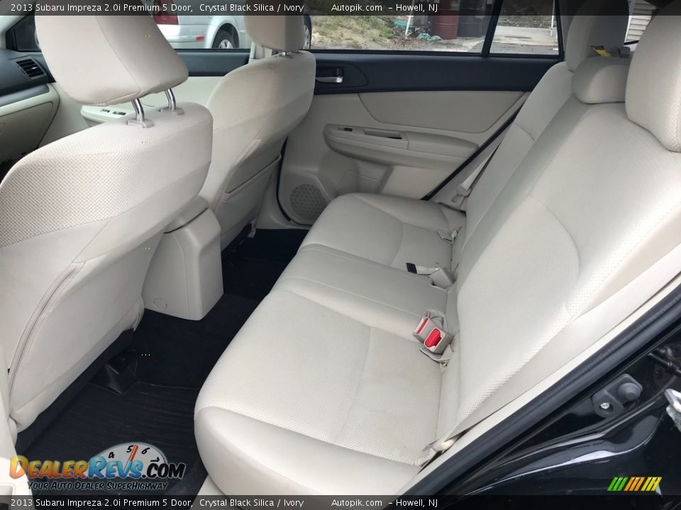 2013 Subaru Impreza 2.0i Premium 5 Door Crystal Black Silica / Ivory Photo #11