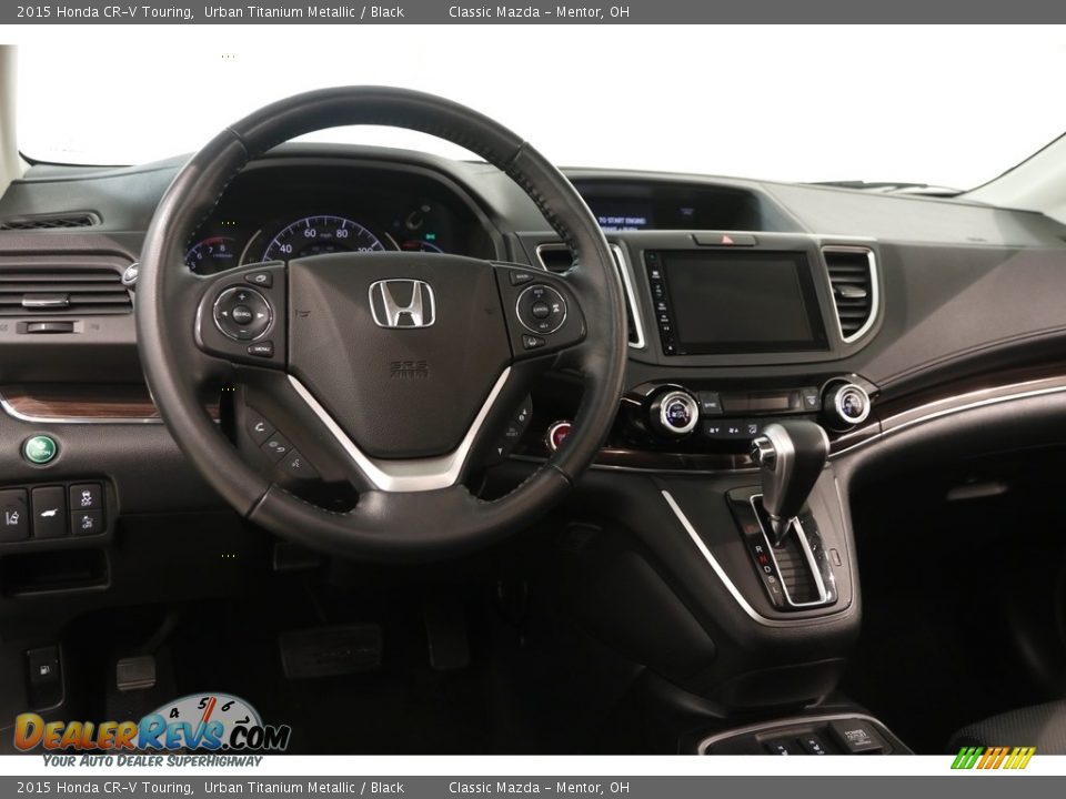 2015 Honda CR-V Touring Urban Titanium Metallic / Black Photo #8