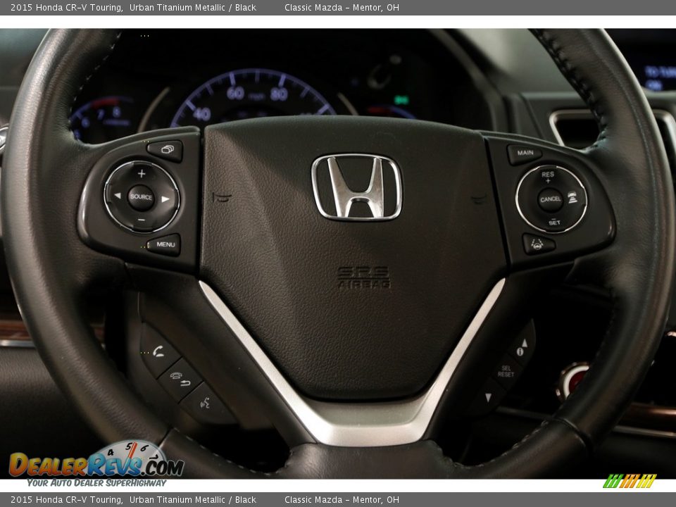 2015 Honda CR-V Touring Urban Titanium Metallic / Black Photo #9