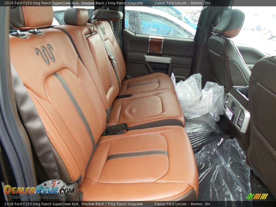 Rear Seat of 2018 Ford F150 King Ranch SuperCrew 4x4 Photo #7