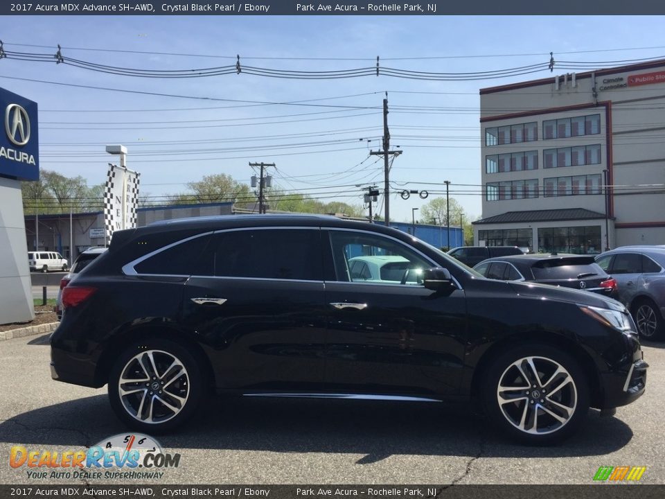 2017 Acura MDX Advance SH-AWD Crystal Black Pearl / Ebony Photo #2