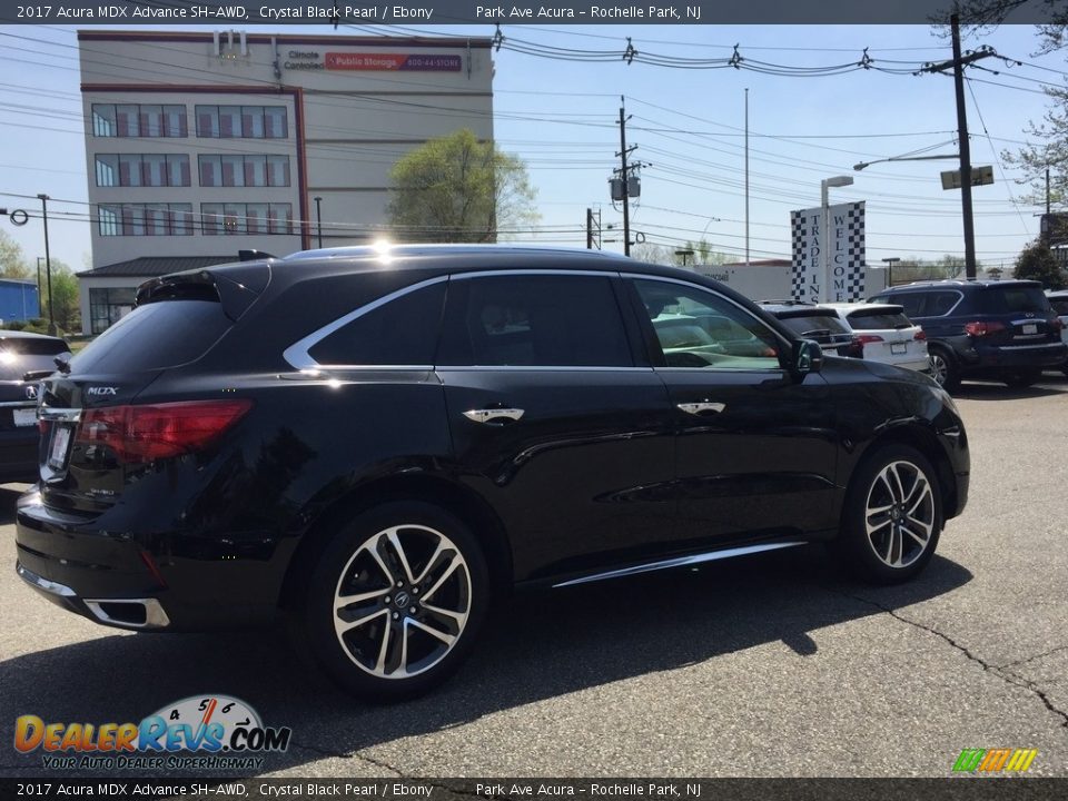 2017 Acura MDX Advance SH-AWD Crystal Black Pearl / Ebony Photo #3