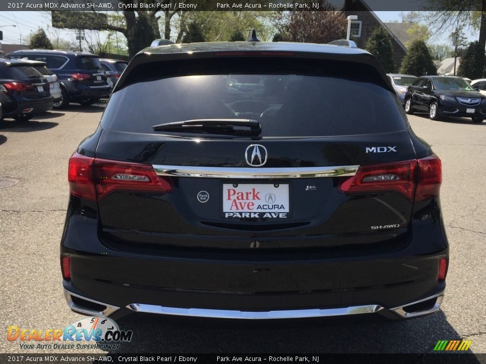 2017 Acura MDX Advance SH-AWD Crystal Black Pearl / Ebony Photo #4