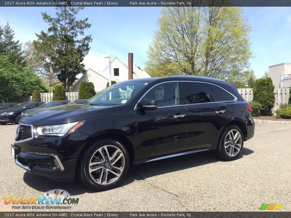2017 Acura MDX Advance SH-AWD Crystal Black Pearl / Ebony Photo #7