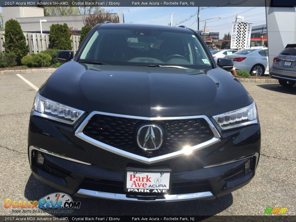 2017 Acura MDX Advance SH-AWD Crystal Black Pearl / Ebony Photo #8