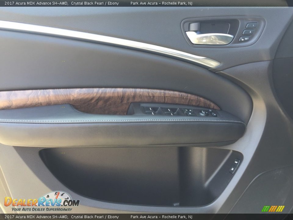 2017 Acura MDX Advance SH-AWD Crystal Black Pearl / Ebony Photo #9