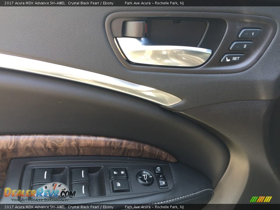 2017 Acura MDX Advance SH-AWD Crystal Black Pearl / Ebony Photo #10
