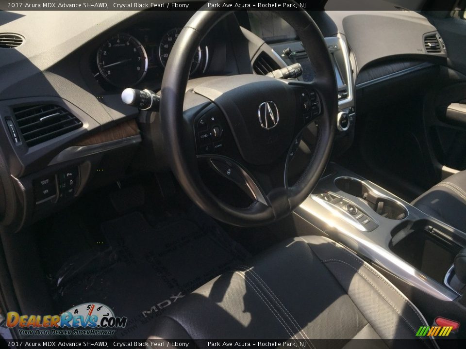 2017 Acura MDX Advance SH-AWD Crystal Black Pearl / Ebony Photo #12