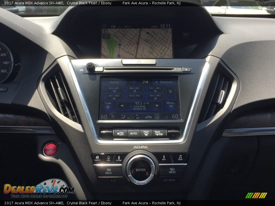 2017 Acura MDX Advance SH-AWD Crystal Black Pearl / Ebony Photo #15
